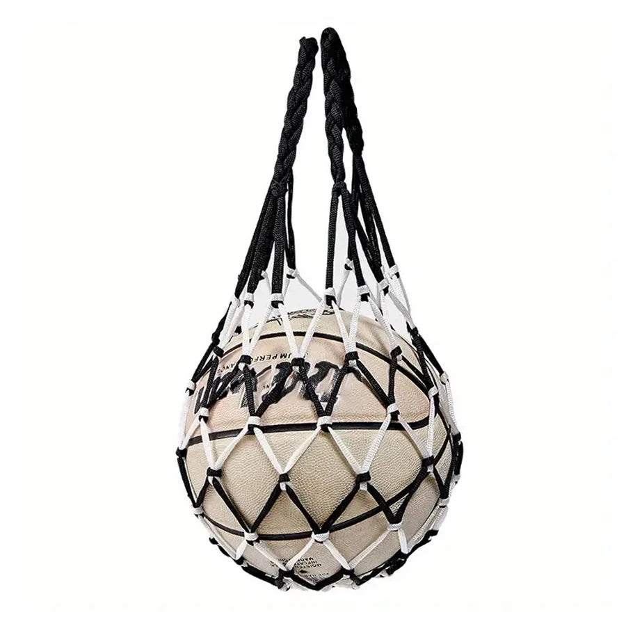 Basketball Net Bag - Durable Nylon Storage for Sports Balls