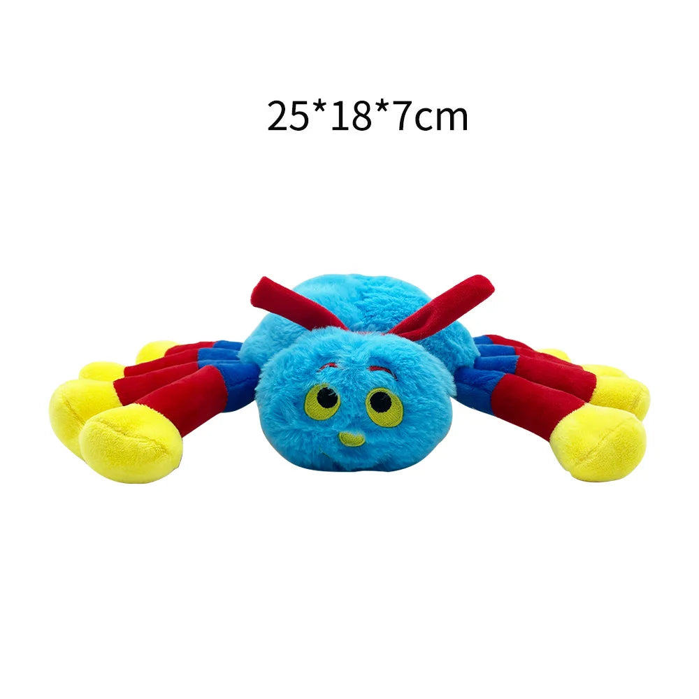 Halloween Spider Plush Toy - Soft Stuffed Blue Anime Doll