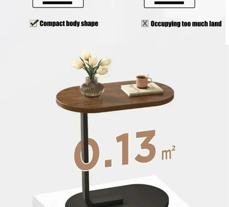 C-Shaped Side Table - Portable Modern Coffee Table