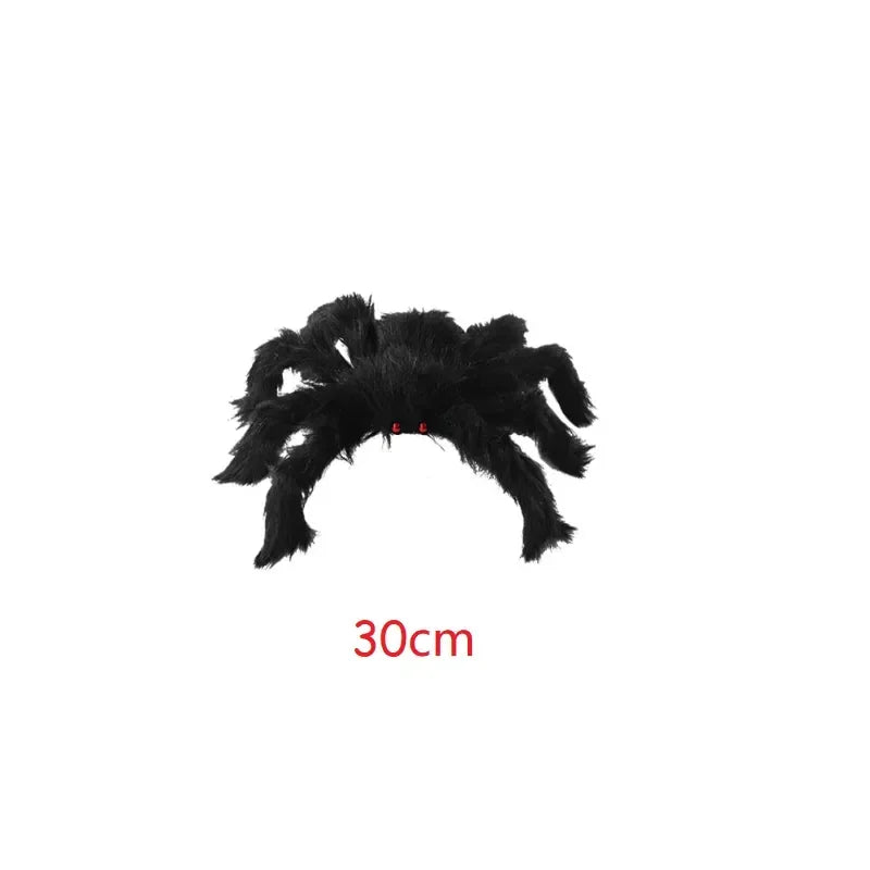 Extra Large Plush Black Spider - Halloween Decoration