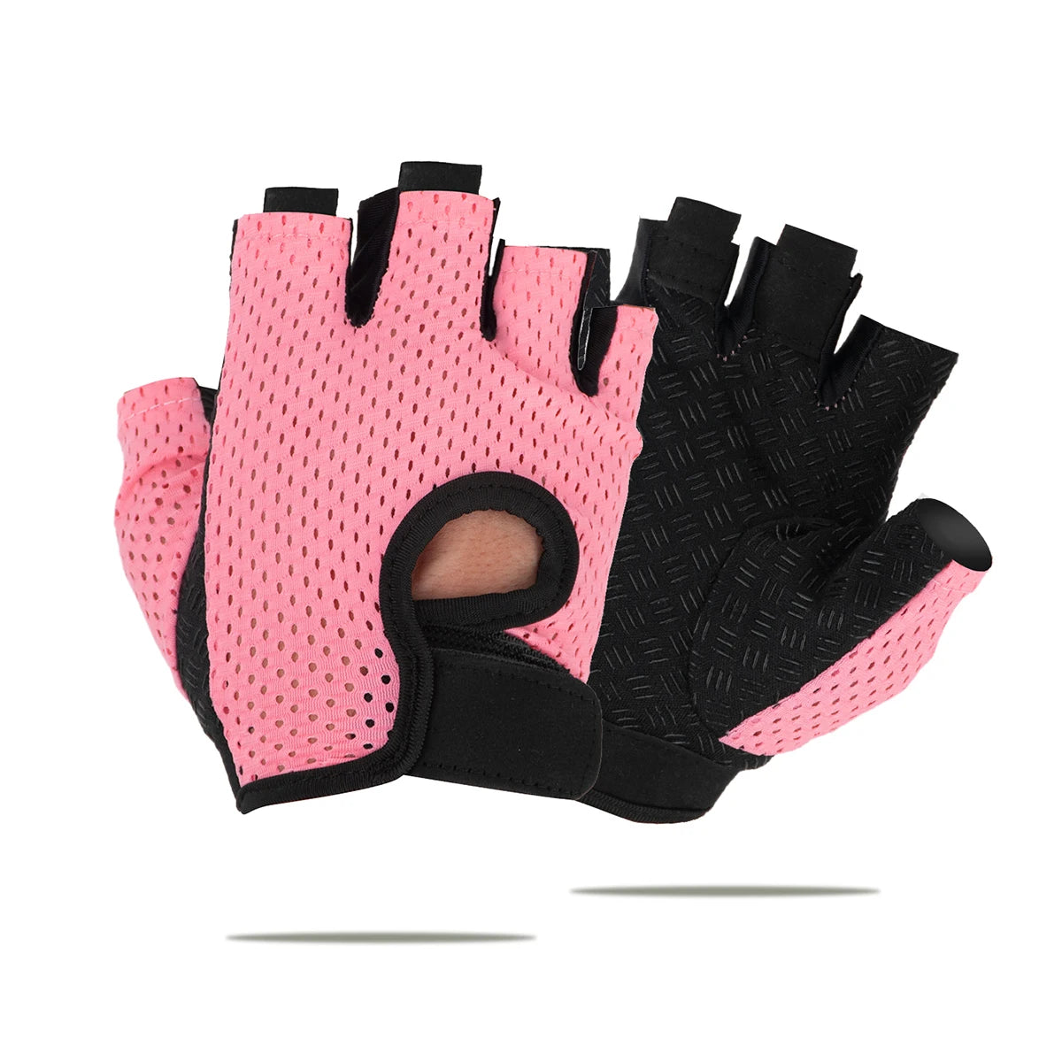 Gym Fitness Gloves For Women - Breathable Half Finger Anti-Slip Gloves