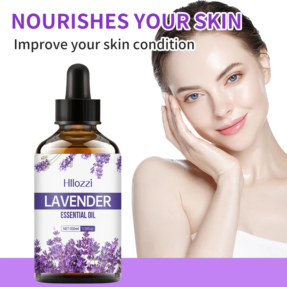 Lavender Essential Oil - Facial & Body Moisturizing Massage Oil