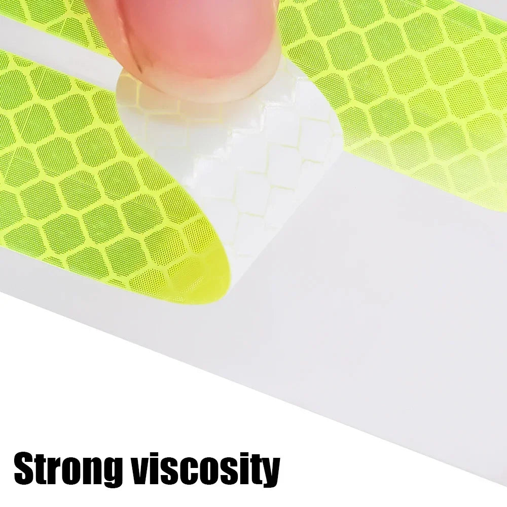 Motorcycle Helmet Warning Reflective Stickers - Night Safety Strips