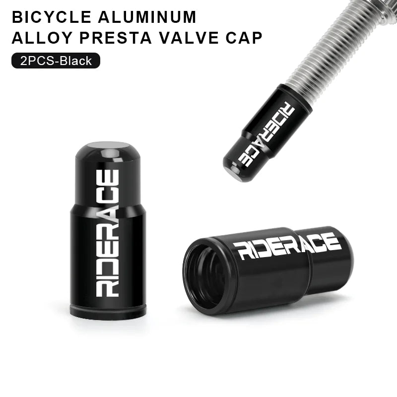 Bicycle Tire Valve Cap - Aluminum Alloy CNC Presta Valve