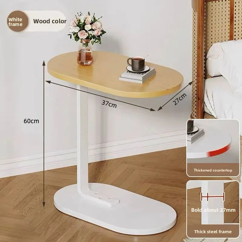 C-Shaped Side Table - Portable Modern Coffee Table