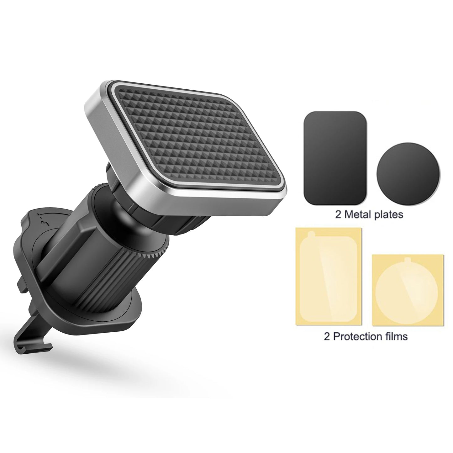 Universal Magnetic Phone Car Mount - Twist-Lock Air Vent Mount