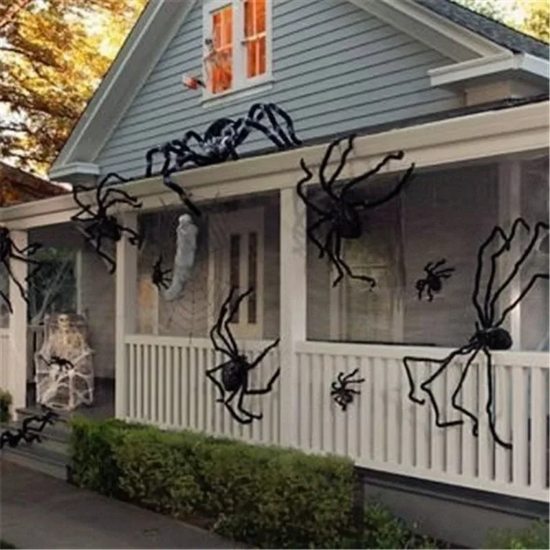 Halloween Giant Black Spider - Haunted House Decoration