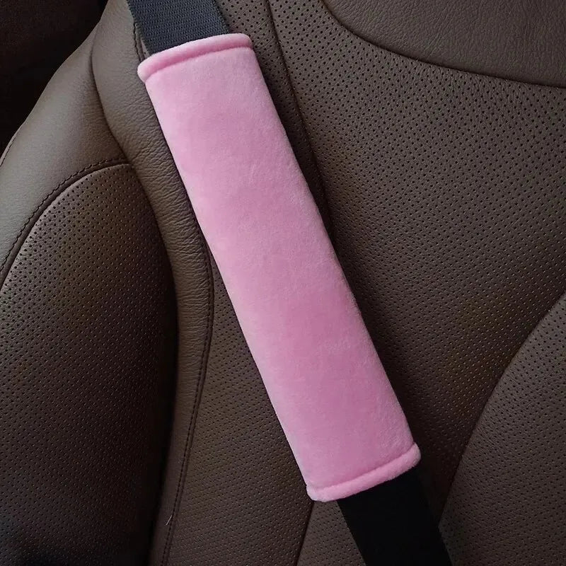 Universal Seat Belt Cushion - Plush Safety Protector