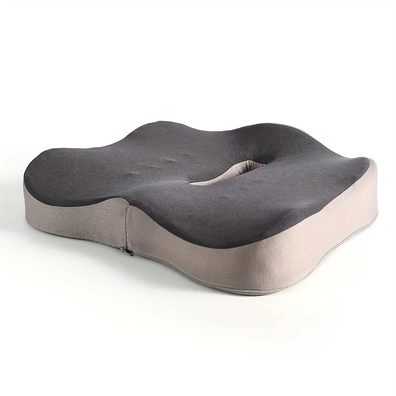 Memory Foam Seat Cushion - 3D Ergonomic Support for Car & Office