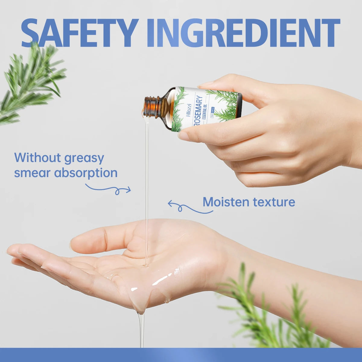 Rosemary Essential Oil - Hair Care & Scalp Massage Treatment