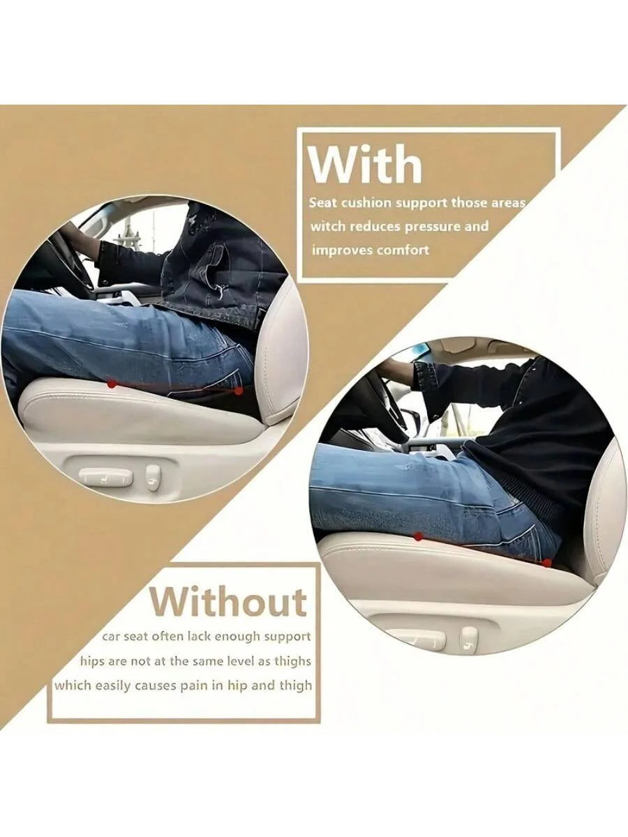 Coussin de siège auto en mousse à mémoire de forme - Augmentation de la hauteur