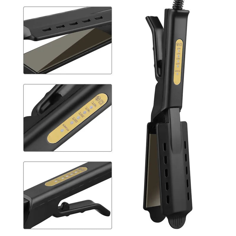 Professional Titanium Hair Straightener - Wide Plate