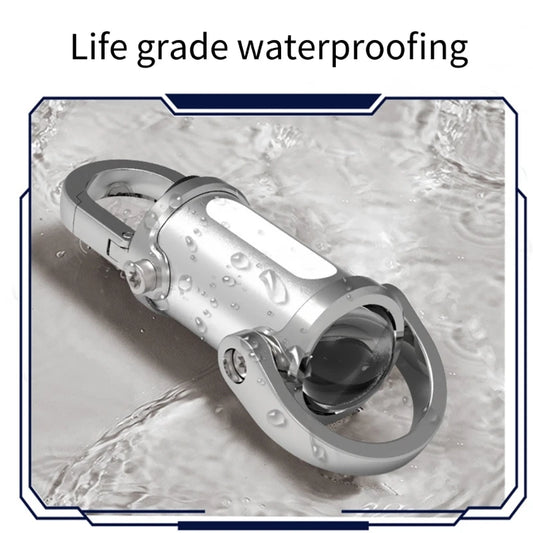 Rechargeable LED Keychain Flashlight - Compact Work Light - Bascora