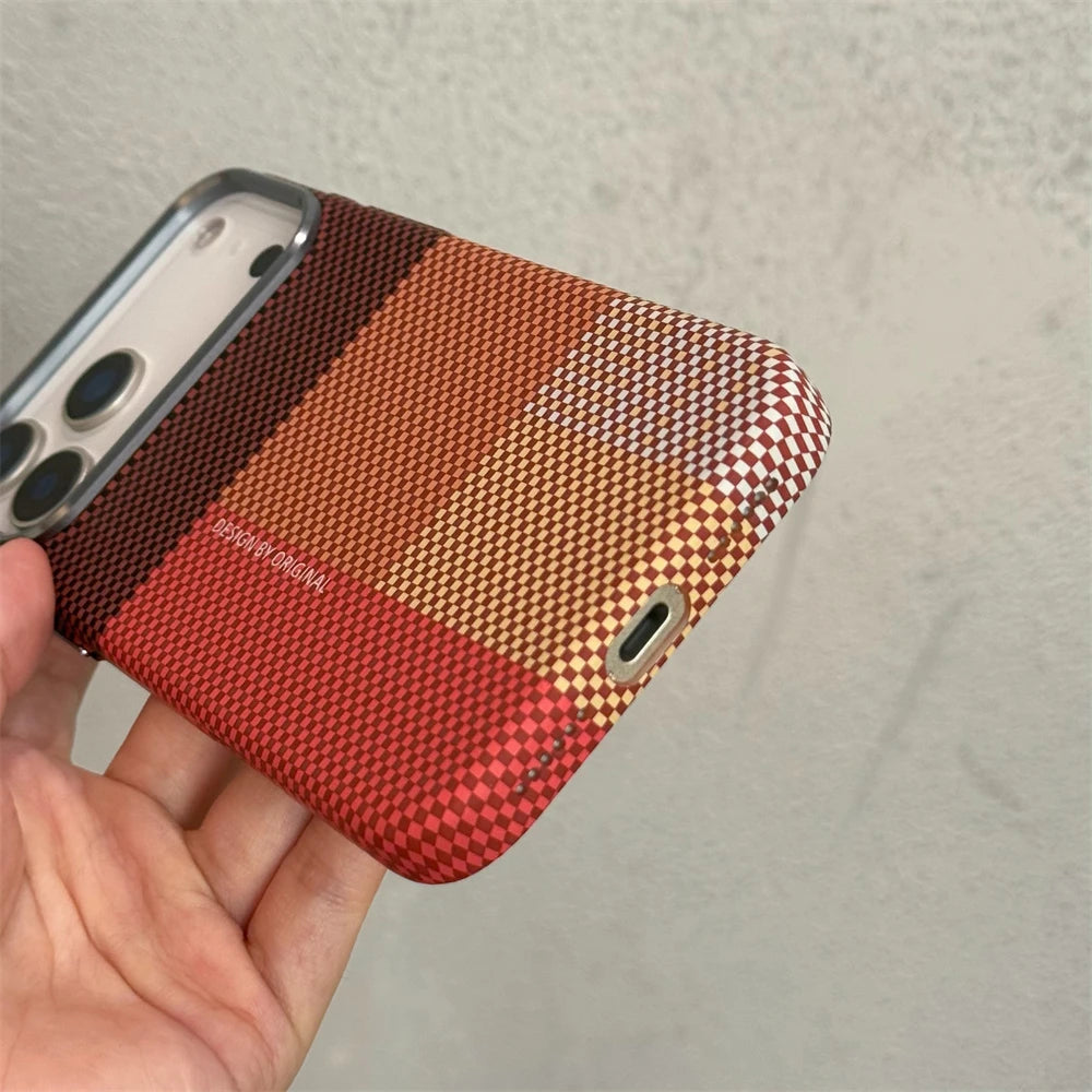 Carbon Fiber iPhone Case - Magnetic Wireless Charging Compatible