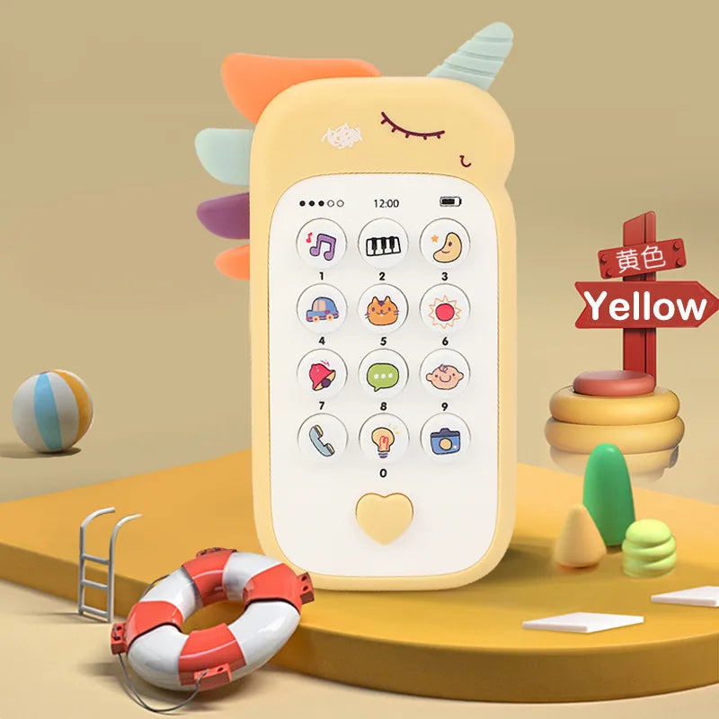 Baby Phone Toy - Music Sound Telephone with Teether