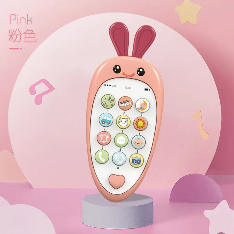 Baby Phone Toy - Music Sound Telephone with Teether