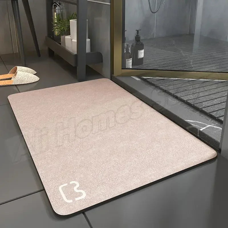 Double-Sided Diatomaceous Earth Bath Mat 40x60cm - Super Absorbent
