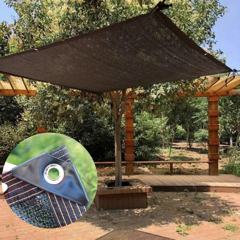 70-80% Black Sunshade Net - Anti-UV Greenhouse Privacy Screen