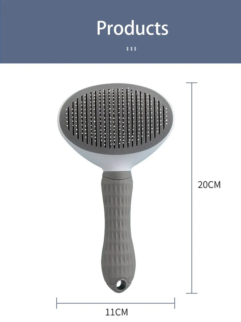 Pet Hair Remover Brush - Universal Grooming Tool for Dogs & Cats - Bascora