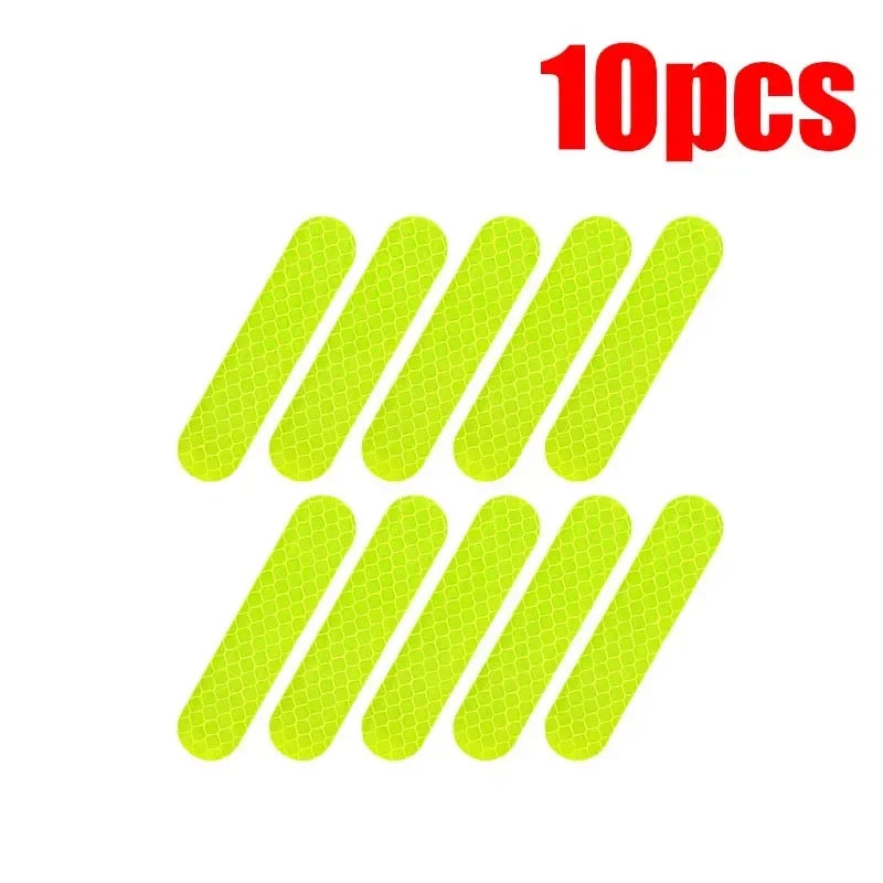 Motorcycle Helmet Warning Reflective Stickers - Night Safety Strips