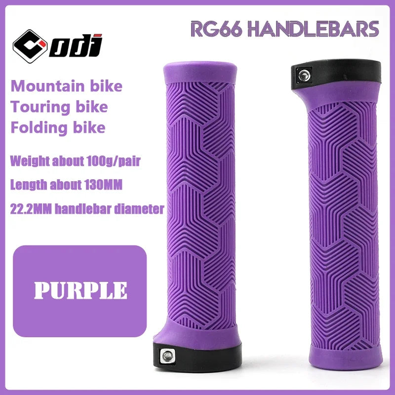 Rubber Bicycle Grips - Ergonomic MTB Handlebar Grips