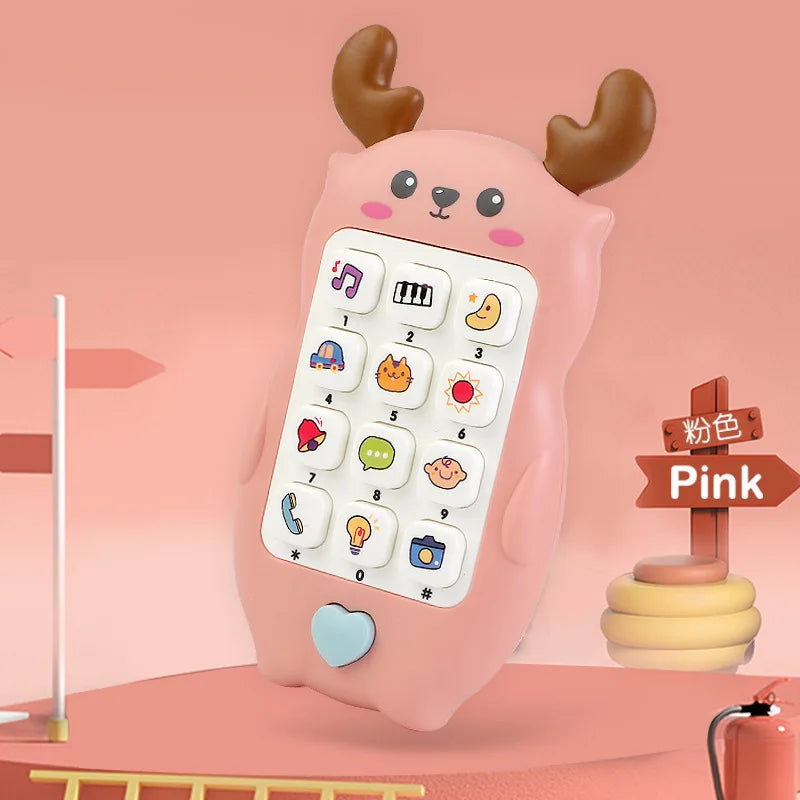 Baby Phone Toy - Music Sound Telephone with Teether