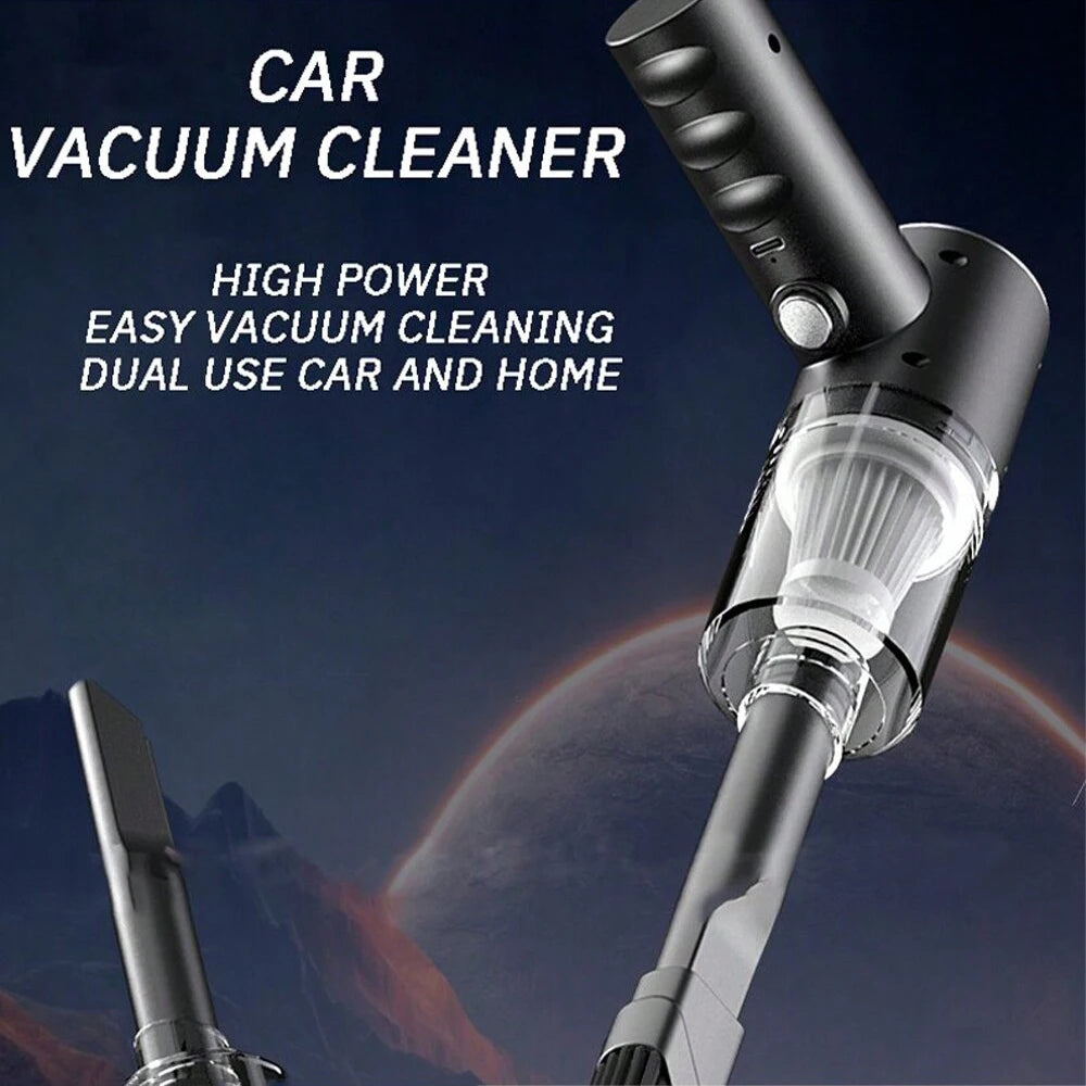 USB Charging Car Vacuum Cleaner - High Power ATV Motor - Bascora