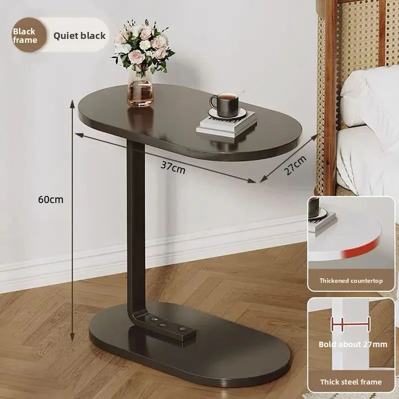 C-Shaped Side Table - Portable Modern Coffee Table
