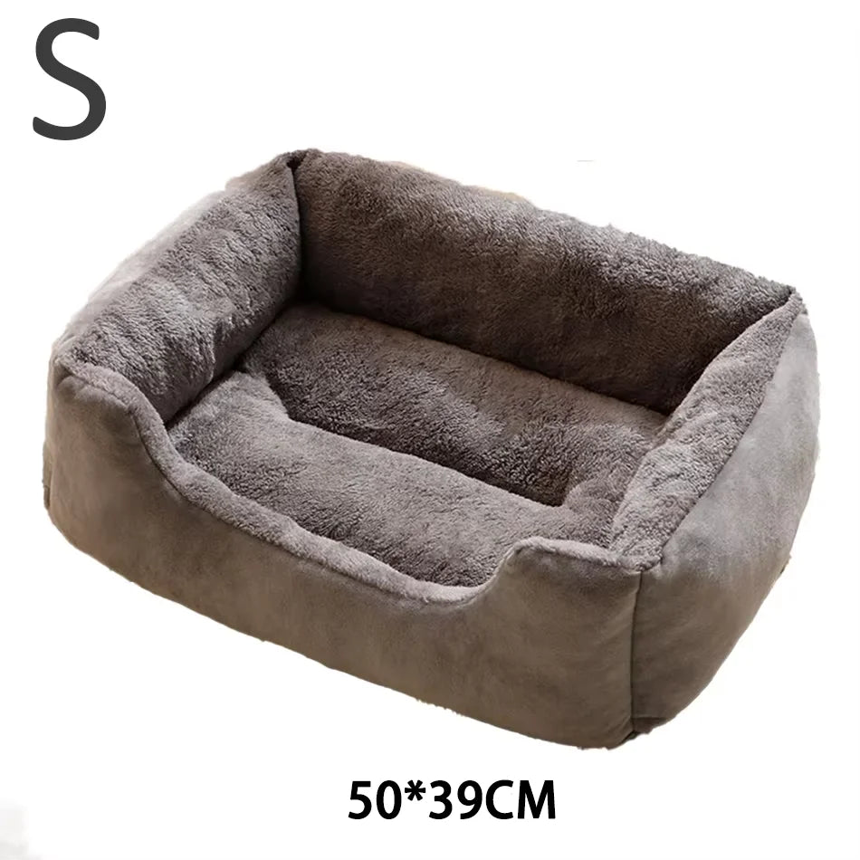 Winter Warm Cat Nest - Plush Pet Bed for Cats & Dogs