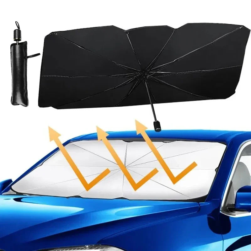Premium Car Sunshade Umbrella - Block UV Rays, Reduce Heat