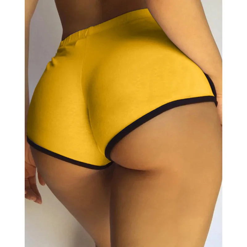Women's Y2K Slim Fit Shorts - High Stretch Gym Sportswear
