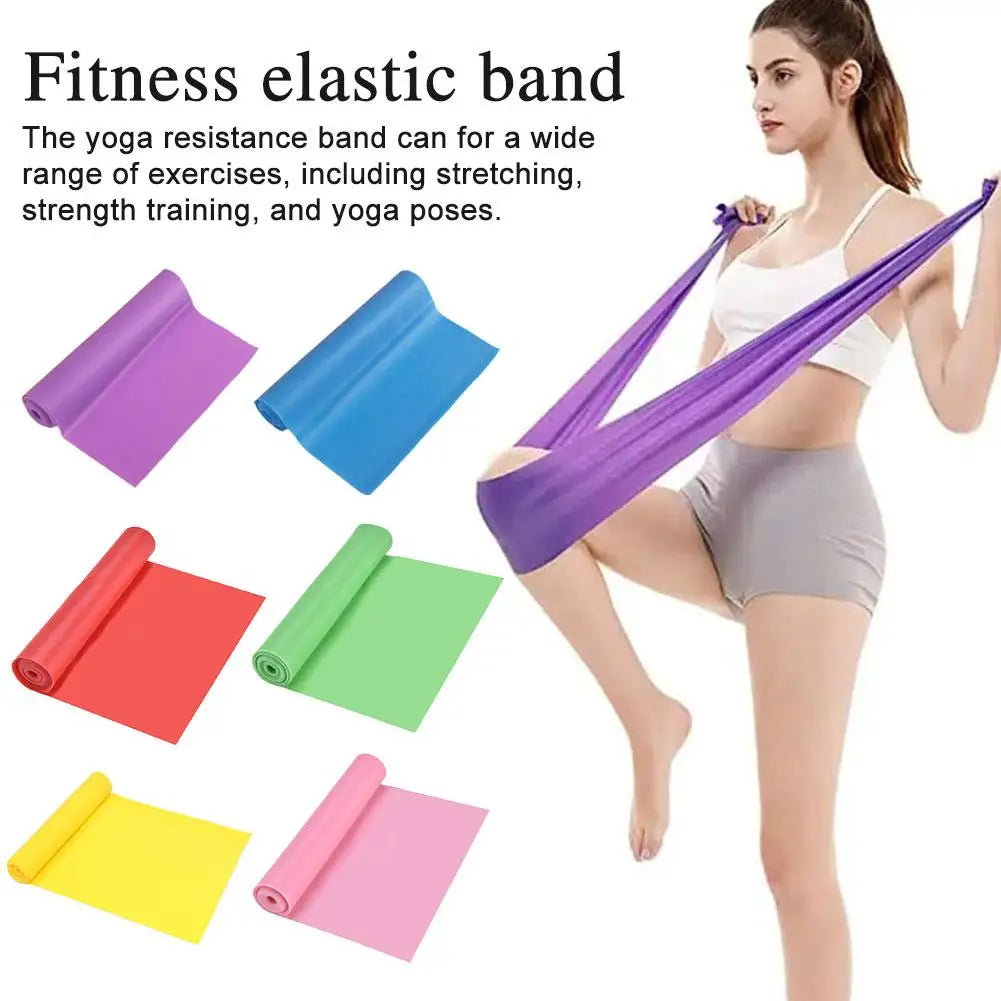 Yoga Sport Resistance Bands - Pilates Training & Strength Exercise Set