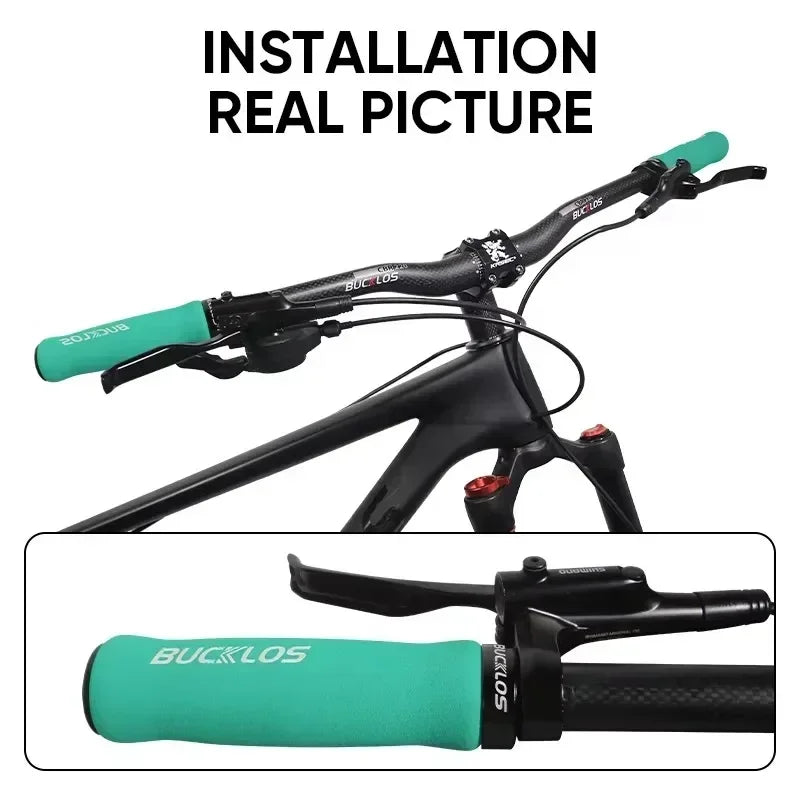 Bicycle Grips - Integrated Rubber Anti-Slip MTB Handlebar