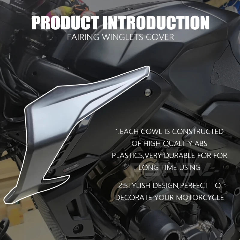 Motorcycle Wing Protector - Wind Fairing Winglets Fin Cover