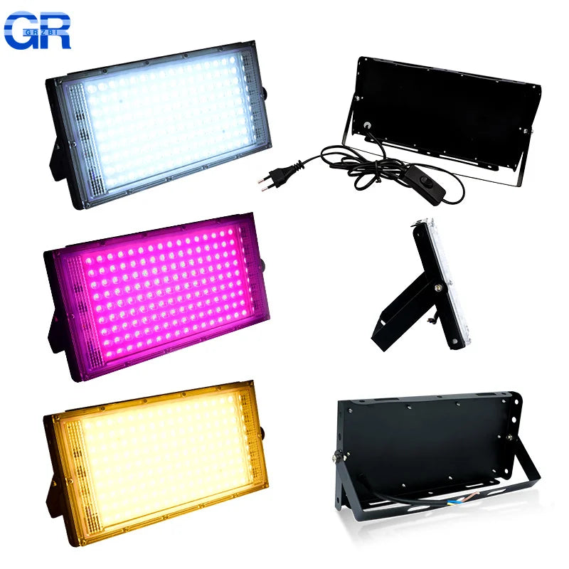 LED Phyto Spotlight 220V - Full Spectrum Hydroponic Plant Light 50W/100W