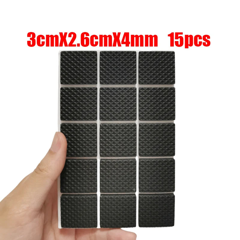 Rubber Chair Leg Pads - Anti-Slip Furniture Floor Protectors
