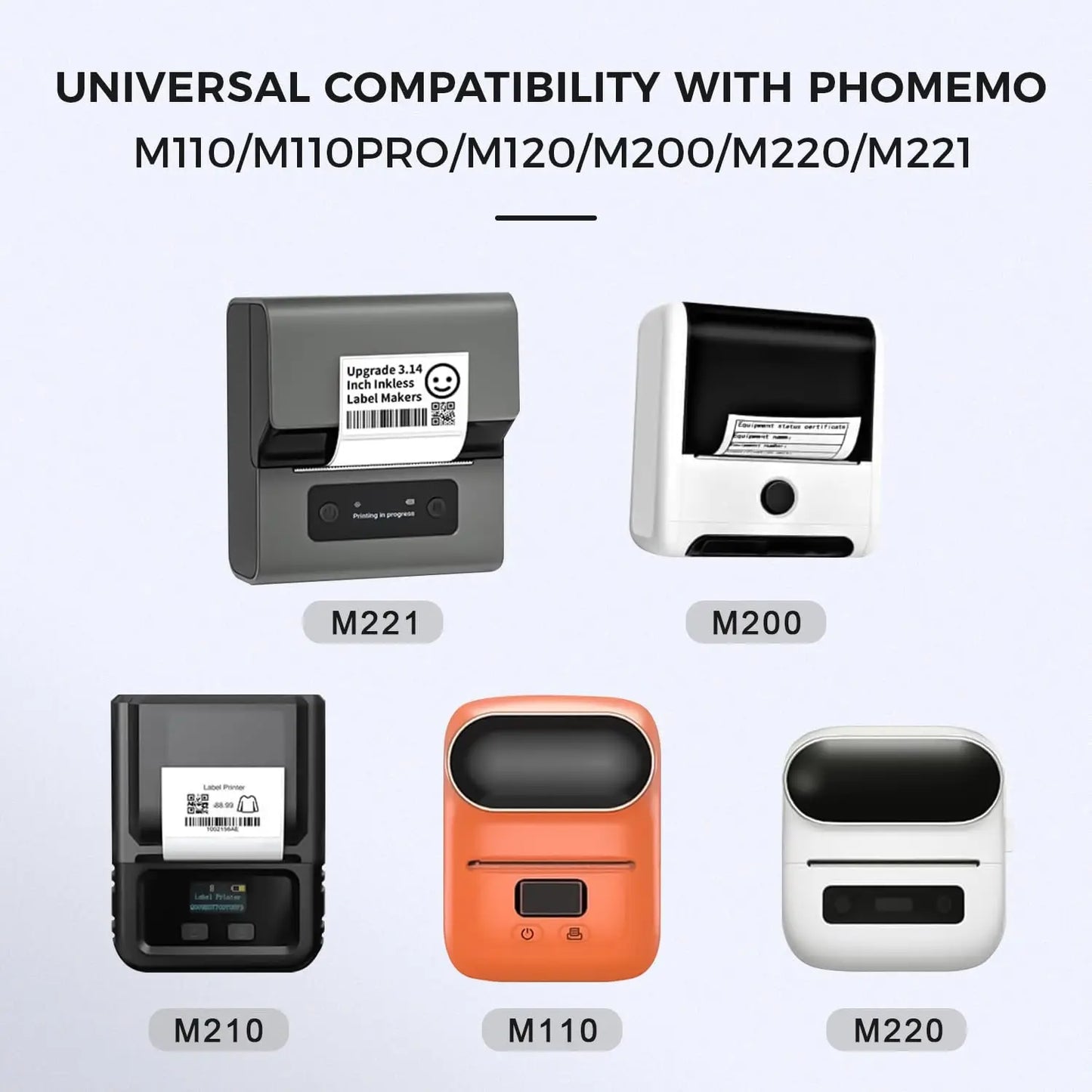 Circle Thermal Paper Stickers - Printer Compatible Labels