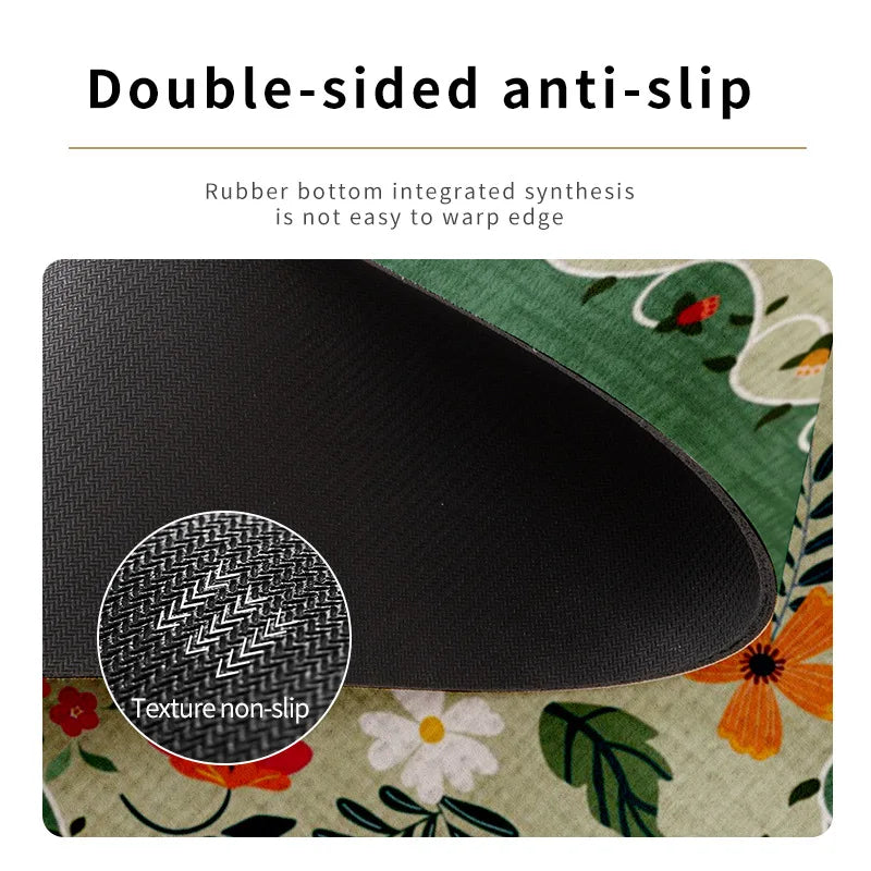 Diatomaceous Earth Stone Bath Mat - Flower Design Quick-Drying Carpet