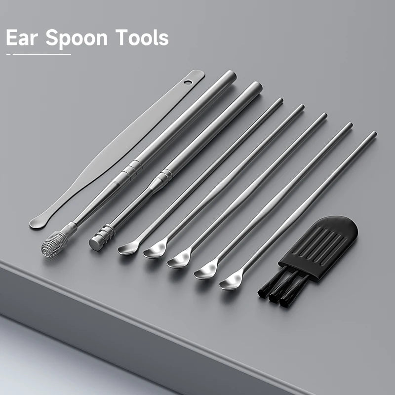 Professional Ear Cleaner Camera - 4.2mm WiFi HD1080P with 6 LED Lights - Bascora