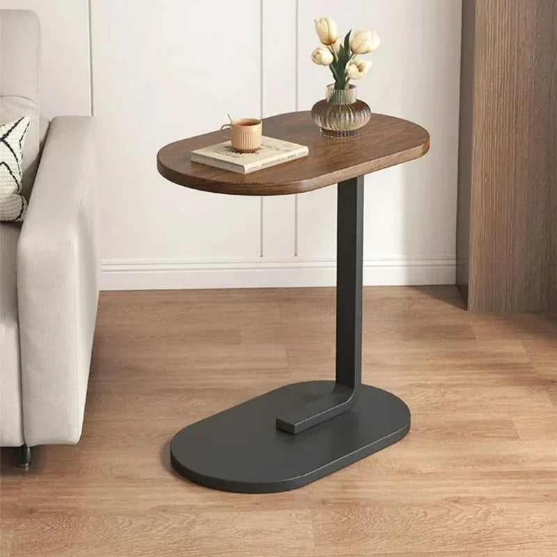 C-Shaped Side Table - Portable Modern Coffee Table