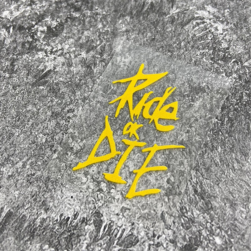 Bike Frame Stickers - Ride or Die Waterproof Vinyl Decals