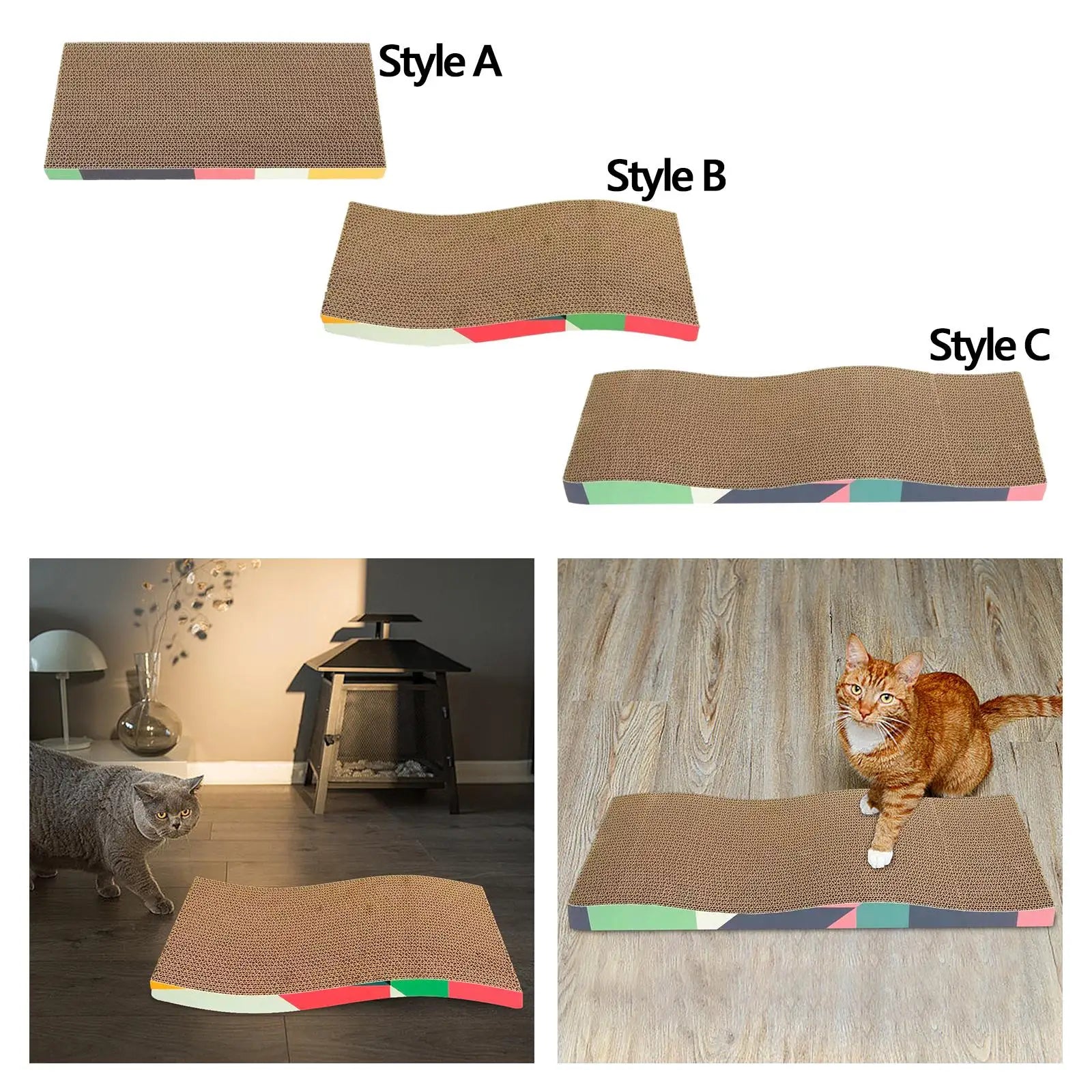 Durable Cat Scratchers Cardboard - Bascora