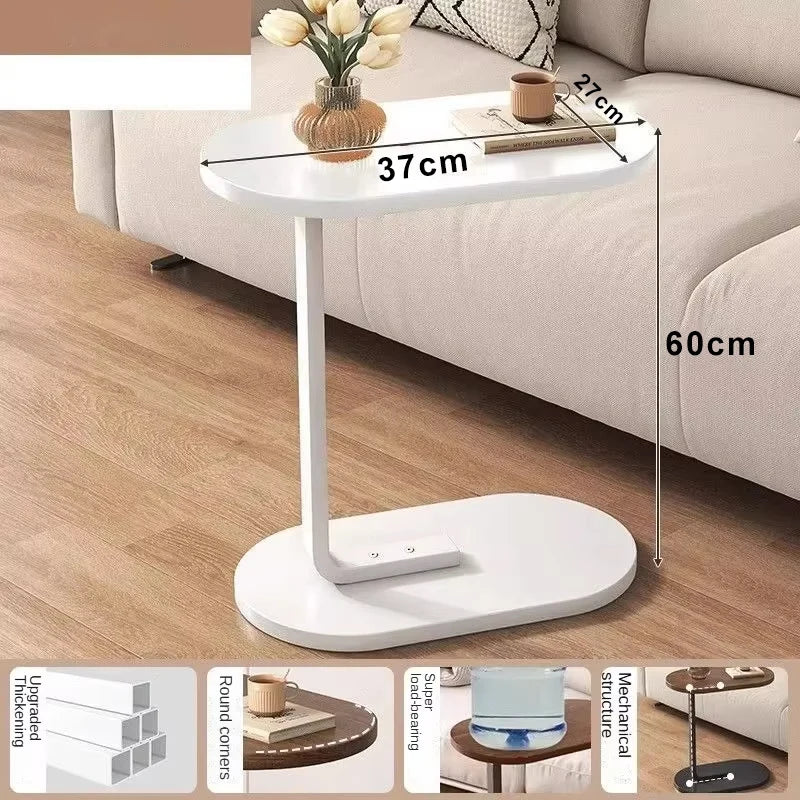 C-Shaped Side Table - Portable Modern Coffee Table