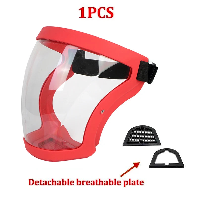Máscara de protección facial completa - Protección de seguridad transparente