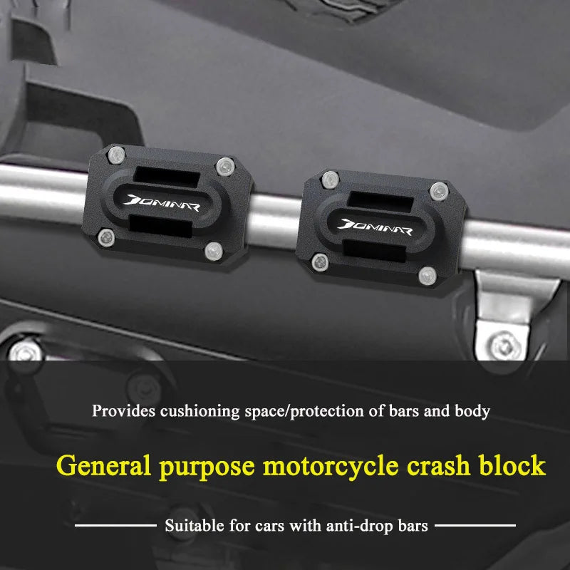 Motorcycle Engine Guard Bumper - Protection Trim Block