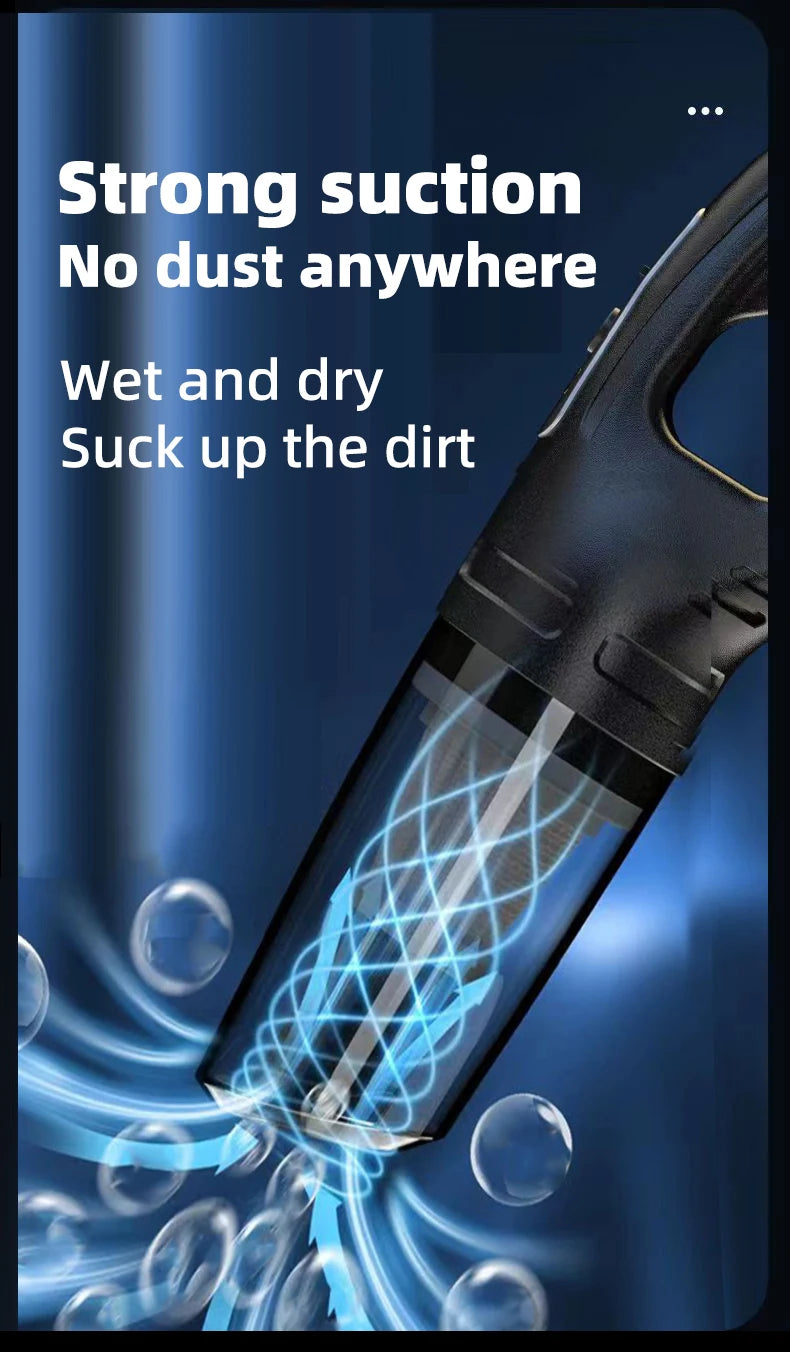 Car Multipurpose Vacuum Cleaner - Rechargeable Handheld