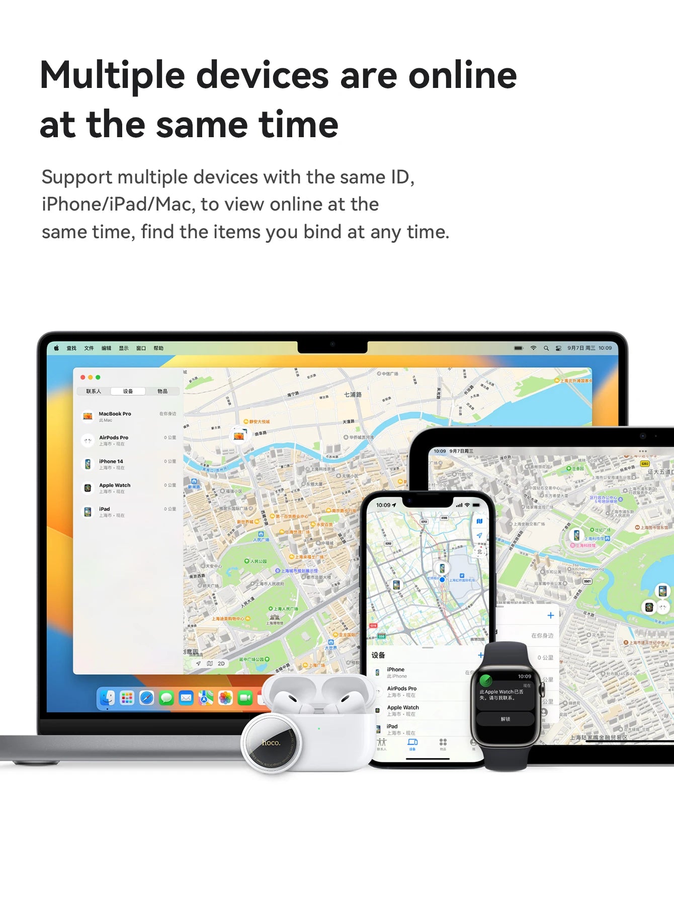 Bluetooth GPS Smart Tracker - Multi-Purpose Anti-Lost Device