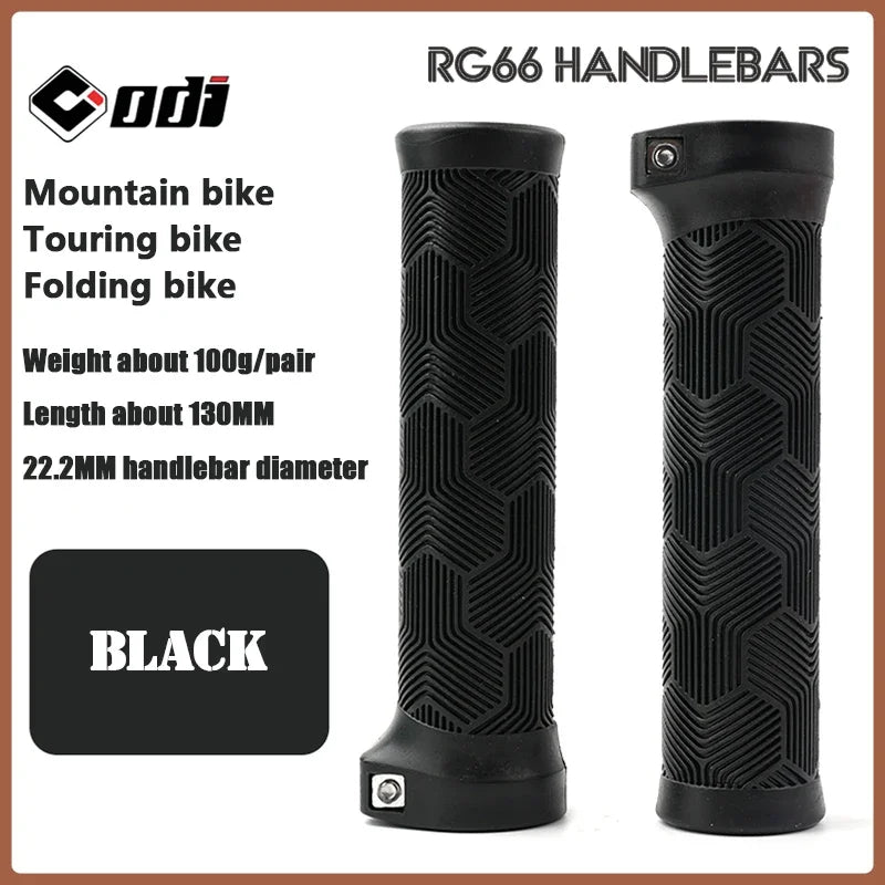 Rubber Bicycle Grips - Ergonomic MTB Handlebar Grips