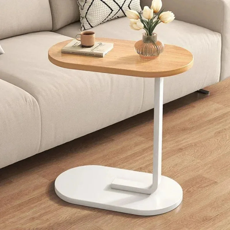 C-Shaped Side Table - Portable Modern Coffee Table