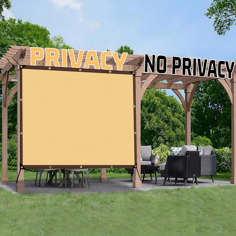 Waterproof Garden Sunshade Net - Square UV Protection Canopy